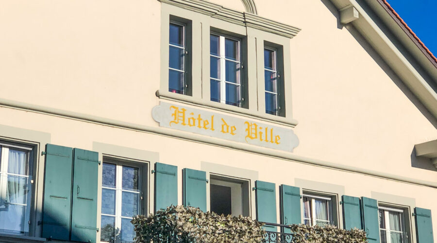 Hotel de Ville d&rsquo;Oron – Peintre lettre – Logo